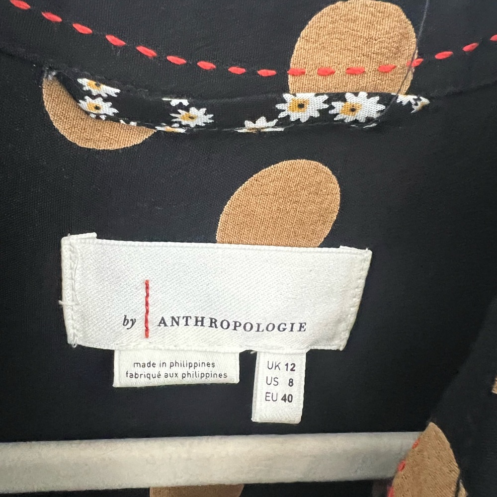 Anthropologie Loveland polkadot wide leg jumpsuit - Picture 10 of 12